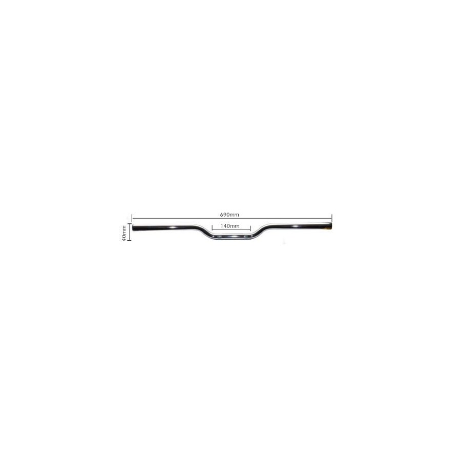 Service Moto Pieces|Guidon haut 120mm - ø22mm - 53100-390-620|Guidon|66,30 €