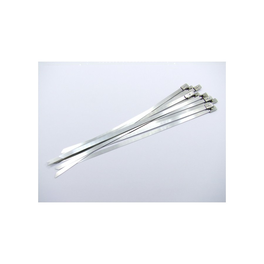 Service Moto Pieces|Echappement - serflex - collier de serrage - inox - 201x4.6 mm - (x10)|Collier - Serre Cable |23,20 €