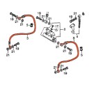 Frein - Durite Origine - Avant Dr/Ga. - (x1) - GL1000 