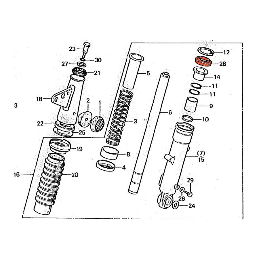 Service Moto Pieces|Cable - Frein AV. - CM125T|Cable - Frein|46,30 €