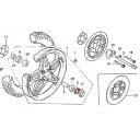 Roue Avant - Rondelle Entrainement compteur vitesse