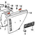 Carter lateraux - Joint de fixation superieur - (x1)