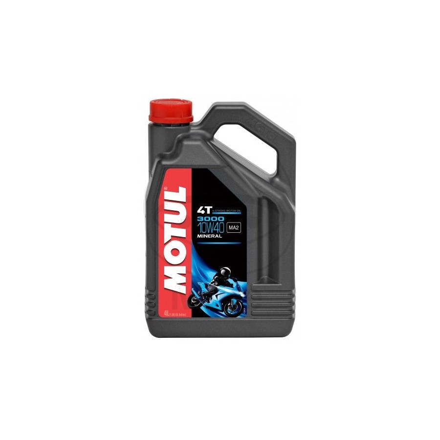 Service Moto Pieces|Huile -Moteur - MOTUL 3000 -  Minerale - 10W40 - 4 Litres|Huile Minerale|74,21 €