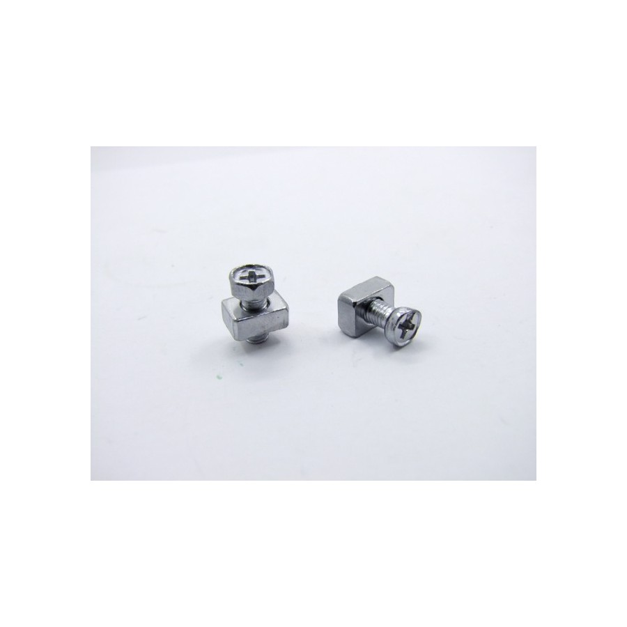 Service Moto Pieces|Batterie - Ecrou + vis de fixation - (x2) - M6x1.00|Batterie - Acide - 12 Volt|3,90 €