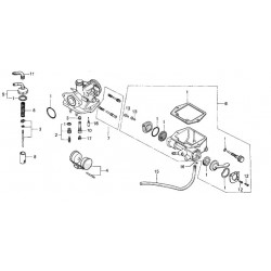 Service Moto Pieces|ST70 - Dax - Kit de reparation de carburateur|1971 - ST70 - Dax|32,50 €