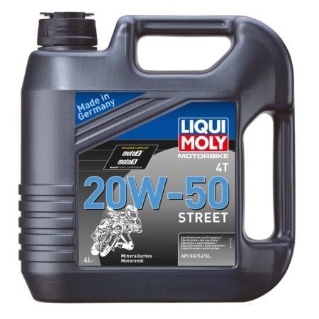 Service Moto Pieces|Huile -Moteur - Minerale - LIQUI MOLY - 20W50 - 4 Litres|Huile Minerale|58,50 €