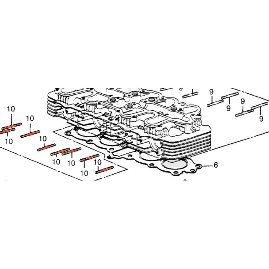 Service Moto Pieces|Echappement - Vis fixation - M8 x50 - (x1)|Vis de collecteur|3,52 €