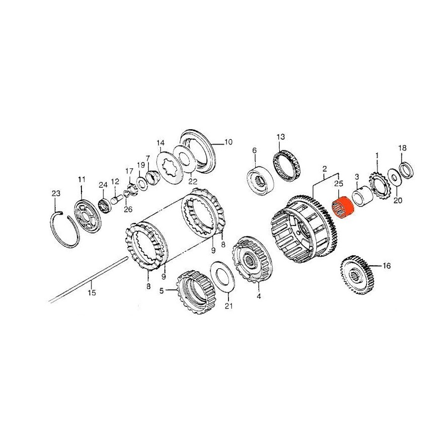 Embrayage - roulement - 40x47x31 mm Embrayage - roulement - 40x47x31 mm