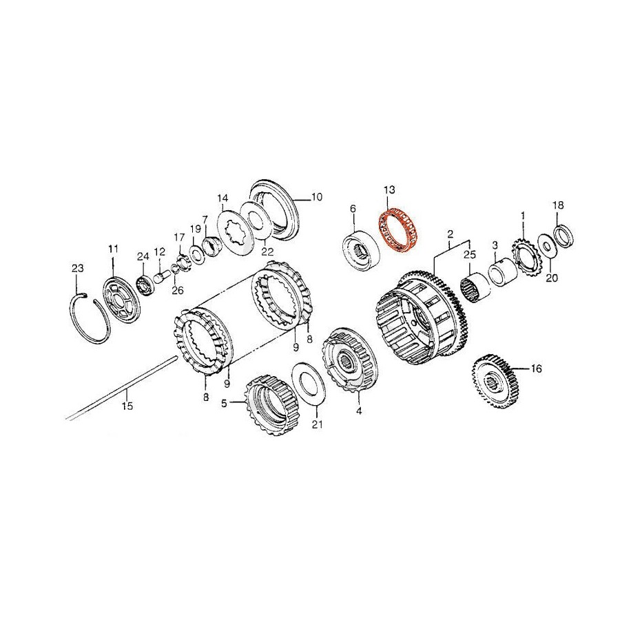 Service Moto Pieces|Embrayage - uni directionnel - |Mecanisne - ressort - roulement|99,50 €