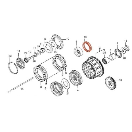 Service Moto Pieces|Embrayage - uni directionnel - |Mecanisne - ressort - roulement|99,50 €