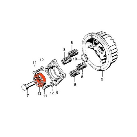 Service Moto Pieces|Embrayage - roulement - 6001 - 2RSC3 - NTN|Mecanisne - ressort - roulement|7,10 €