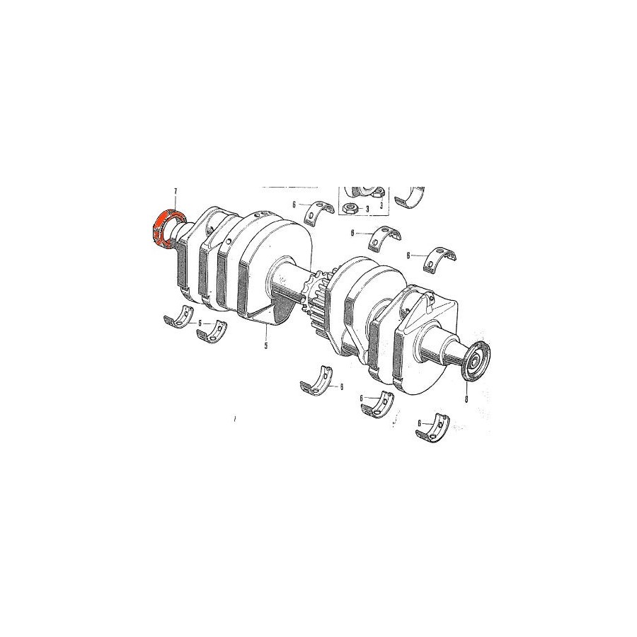 Moteur - Joint spy vilebrequin  (x1) - 30x42x8 - CB400/550/650/750