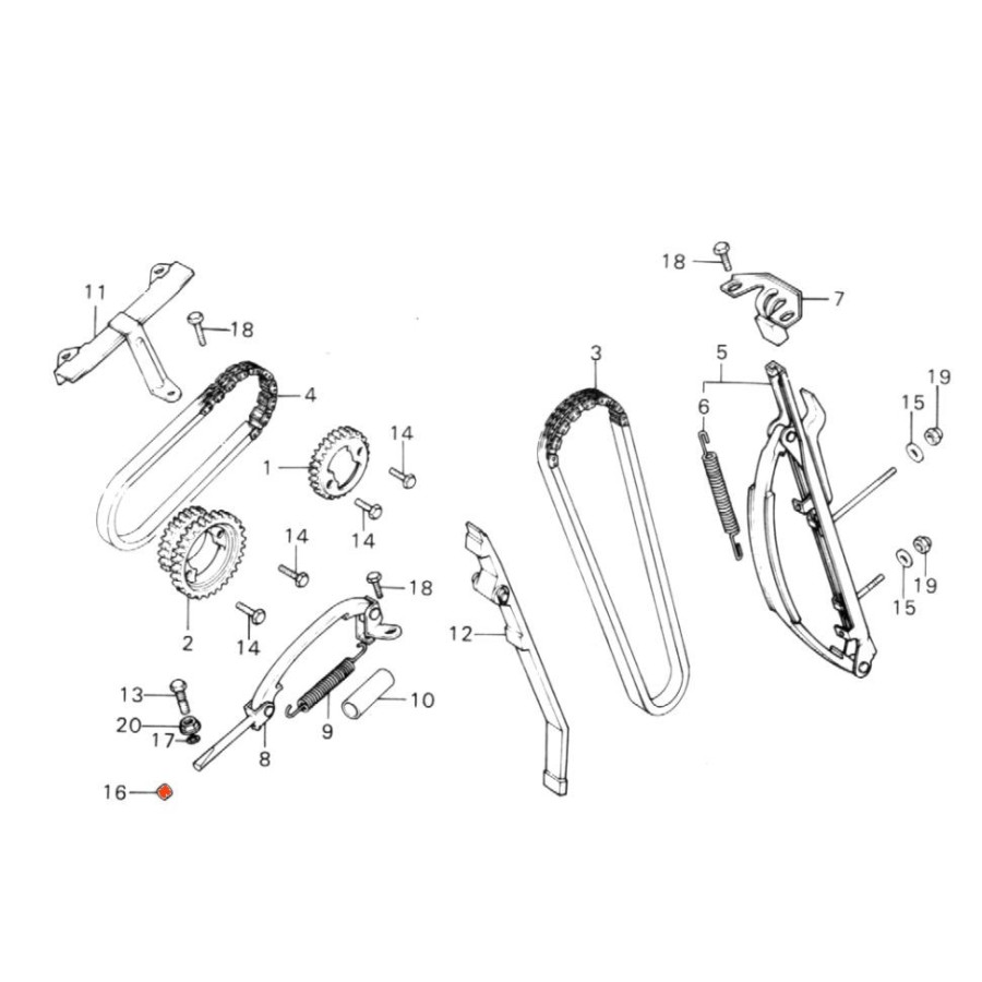 Service Moto Pieces|Moteur - Carter droit, joint caoutchouc - V-Max - 1200 - 26H15-44900|Joint - Carter|35,90 €