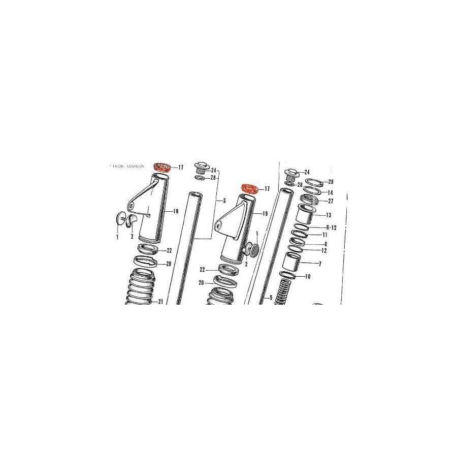 Service Moto Pieces|Cable - Embrayage - CB750 K0-...-K6 / F1|Cable - Embrayage|15,90 €