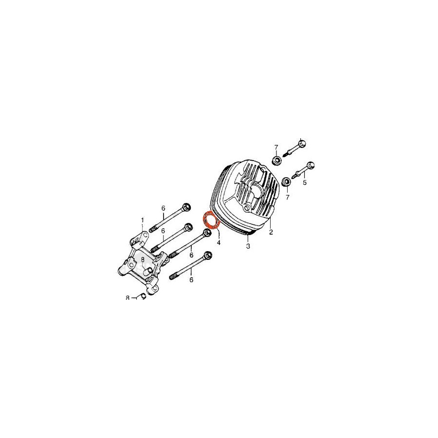 Service Moto Pieces|Sonde - Temperature - joint 13.50 x1.40 mm|Joint - Carter|2,10 €