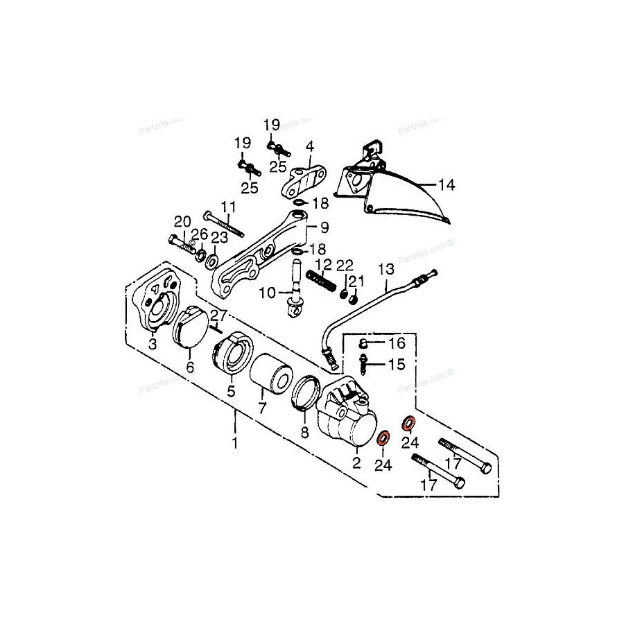 Service Moto Pieces|Filtre a air - CBR1000F - 17211-MS2-000|Filtre a Air|28,60 €