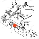 Frein - Etrier - Piston - ø 38.10 mm - CB250, CB350, CB360, ..., CB500, CB550...