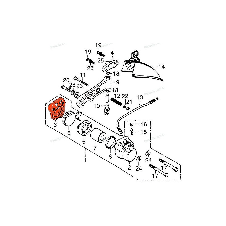 Service Moto Pieces|Carburateur - Raccord en T - (x1) - VFR750 - (RC24 - RC36 - RC30 ) - 16027-ML7-004|Raccord - Joint de liaison|43,21 €