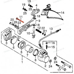 Service Moto Pieces|Moteur - Couvercle culasse - Rondelle de caoutchouc de montage (x1)|Couvercle culasse - cache culbuteur|2,52 €