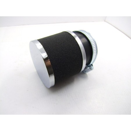 Service Moto Pieces|Filtre a air - ø 39mm - Cornet Mousse + chrome - (x1) - |Filtre a air - Mousse|11,50 €