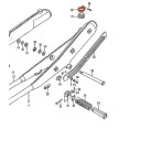 Echappement - Collier de fixation vertical - CB - FOUR
