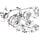 Moteur - Alternateur - Joint de carter - XL600, XR600