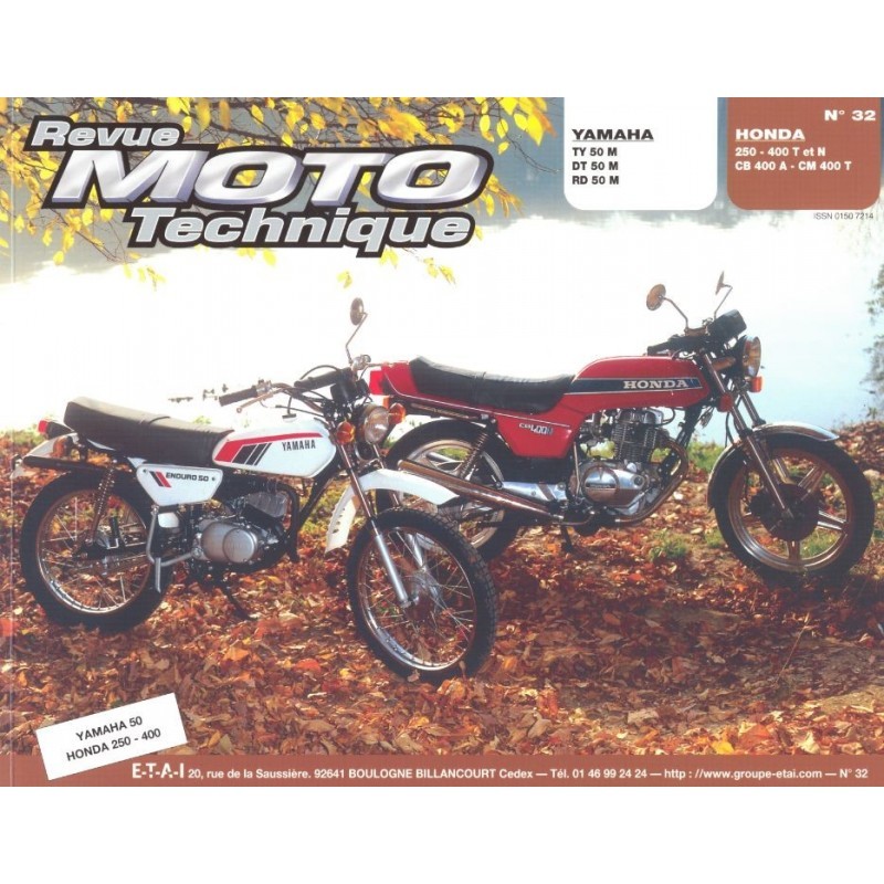 Service Moto Pieces|RTM - N° 32 - CB250N / CB400N - RD50 - Revue Technique Moto - |1979 - RD50|39,00 €