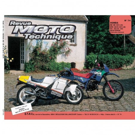 RTM - N° 074 - NS125 F/R - MTX 125 - Revue Technique moto - Version PAPIER
