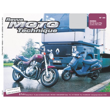 RTM - N° 95  - CB750 Seven Fifty - Version PDF - Revue Technique moto