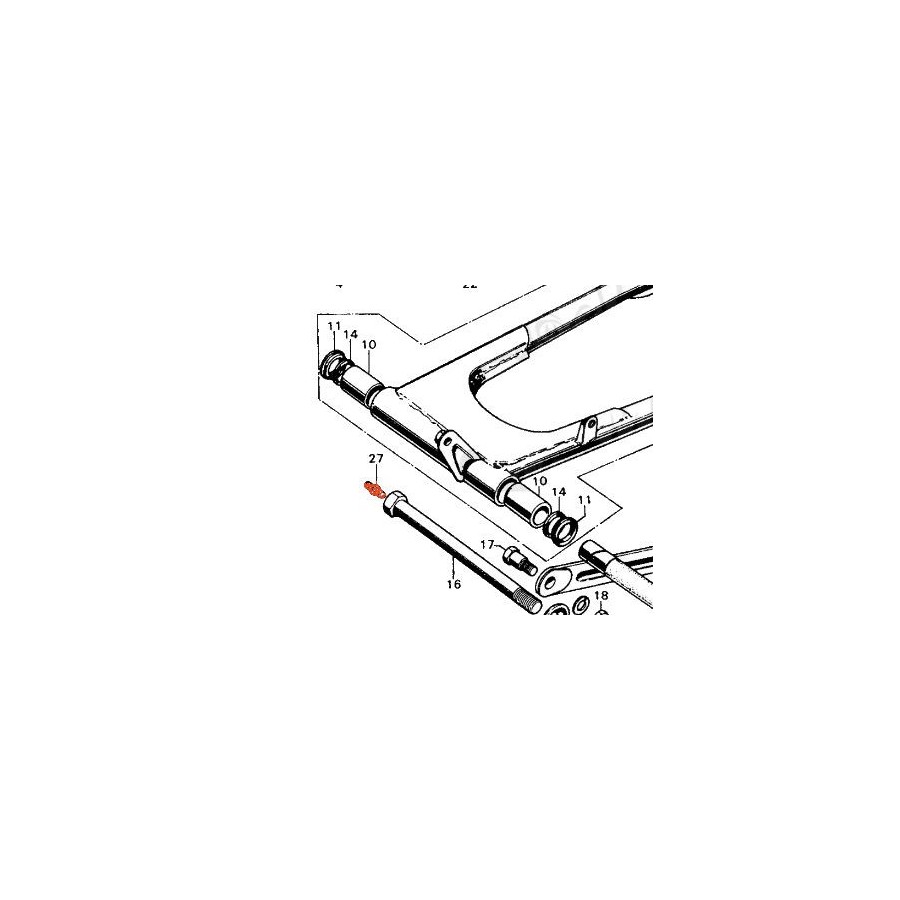 Service Moto Pieces|Bras oscillant - roulement aiguille (x4) - CA/CB/CG/VT.125 - CM125/200-.... CB250N/T - CB400 N/T - CB450...|bras oscillant - bequille|55,30 €