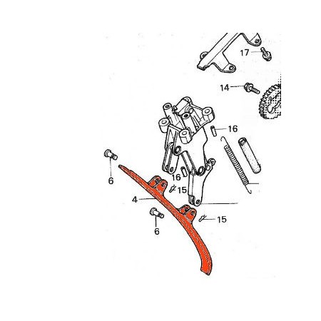 Distribution - tendeur de chaine - CBX 650