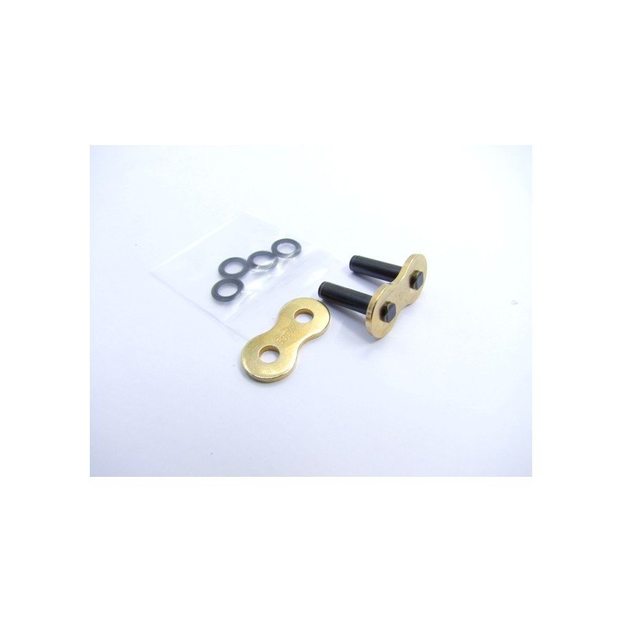 Transmission - Chaine - DID 530 VX3 - Noir/Or - Maillons a sertir pre-pointé Transmission - Chaine - DID 530 VX3 - Noir/Or - Maillons a sertir pre-pointé