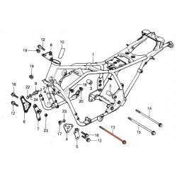 Moteur - Goujon de suspension - M10 x330mm
