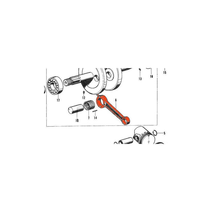 Moteur - Bielle - Honda - PF50