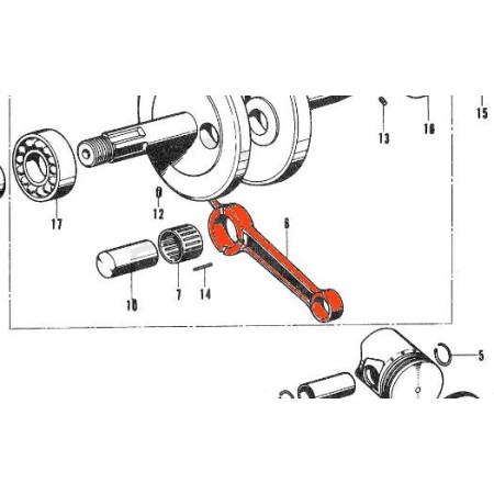 Moteur - Bielle - PF50