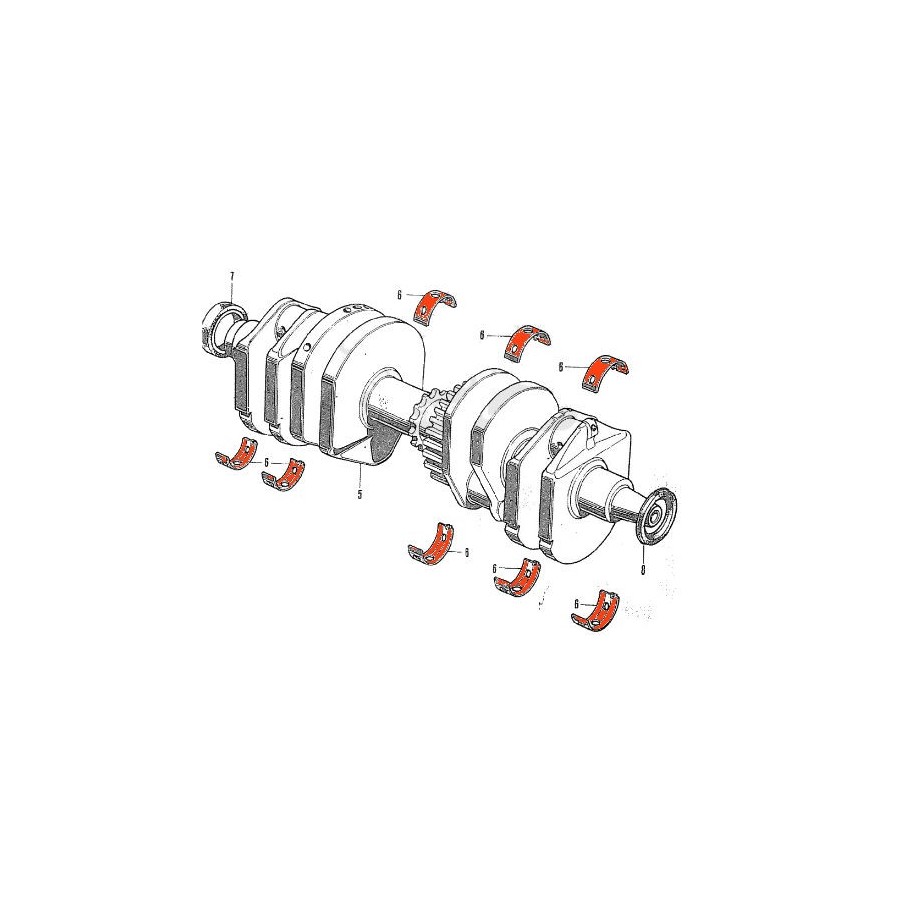 Service Moto Pieces|Distribution - Chaîne - 219T - 88 maillons - Fermée - 14401-323-003 - CB500K - CB550f/K|1974 - CB 550 K0|36,90 €