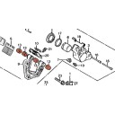 Frein - Etrier - joint flottant de fixation - (x1)