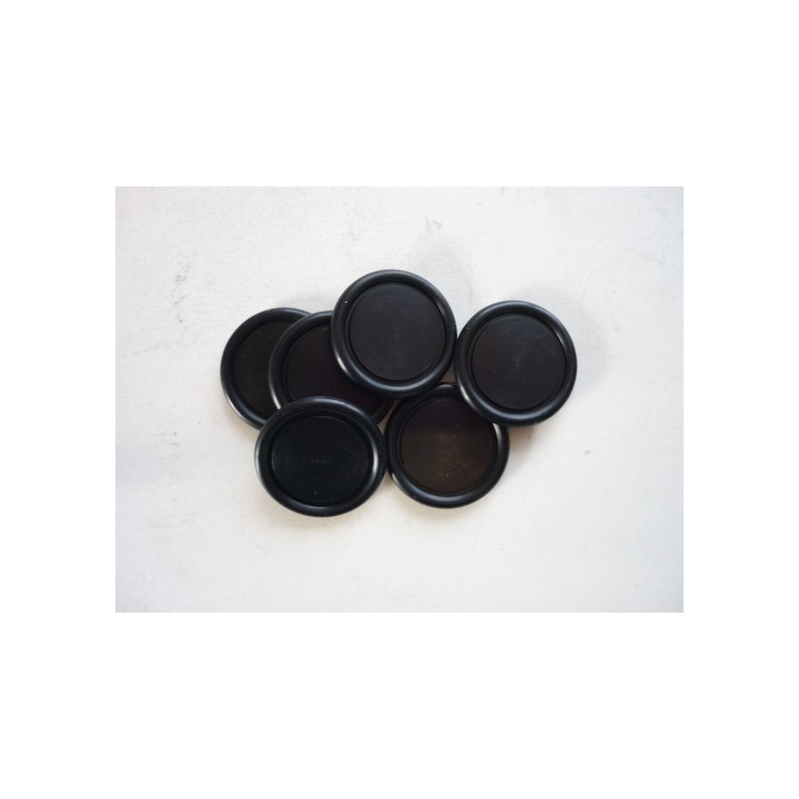 Carter sup. - Pastille - Joint - Caoutchoux d'étanchéïté-  (x6) -  CB500 - 550 - 750 Four -