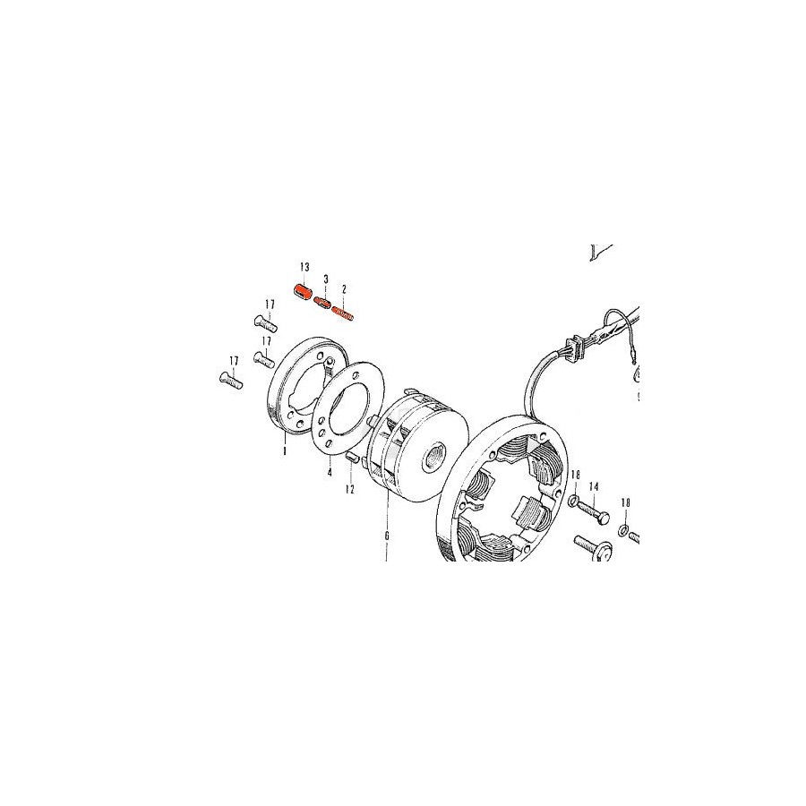 Service Moto Pieces|Demarreur - VF750F - VFR750F(86-87)|Demarreur|155,30 €