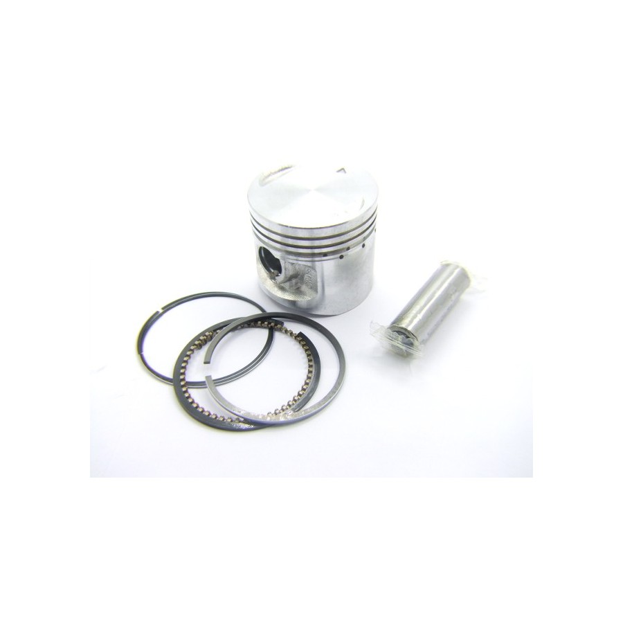 Moteur - Kit Segment + Piston - ø56.00mm - (+0.00) - adaptable - CB125 S - SL125k .... - CB500K