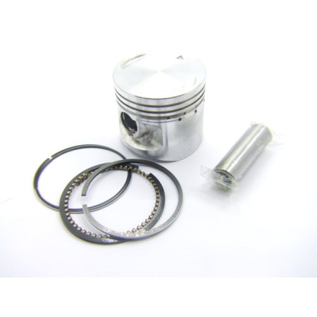 Moteur - Kit Segment + Piston - ø56.00mm - (+0.00) - adaptable - CB125 S - SL125k .... - CB500K