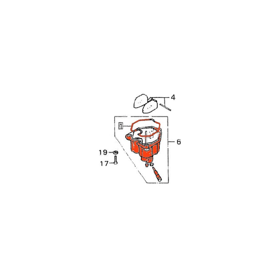 Service Moto Pieces|Roue arriere - Ecrou de roue - Cache poussière de roulement - coté couronne - N'est plus disponible|02 - Roulement - Roue arriere|27,20 €