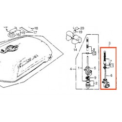 Service Moto Pieces|Robinet de reservoir - Essence - M18 x1.00 - CB750 / CB900 / CB1100R|04 - robinet|143,00 €