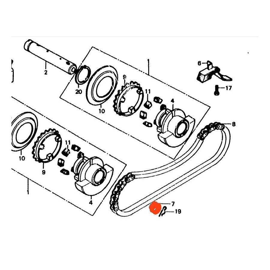 Service Moto Pieces|Transmission - roulement de boite|Transmission - boite a vitesse|36,30 €