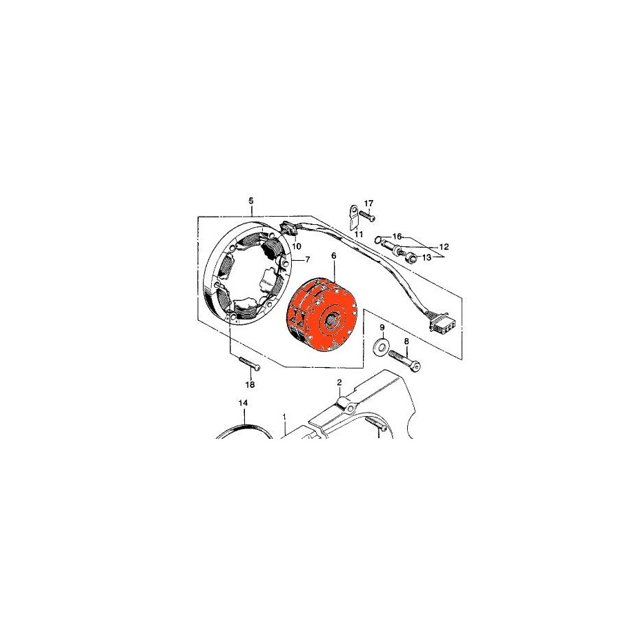 Service Moto Pieces|Alternateur - Stator - CB250 K|alternateur|91,50 €