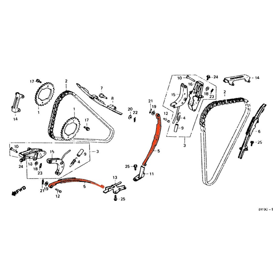 Service Moto Pieces|Distribution - Ressort de tendeur - GL1000-GL1100-GL1200|Distribution|5,25 €