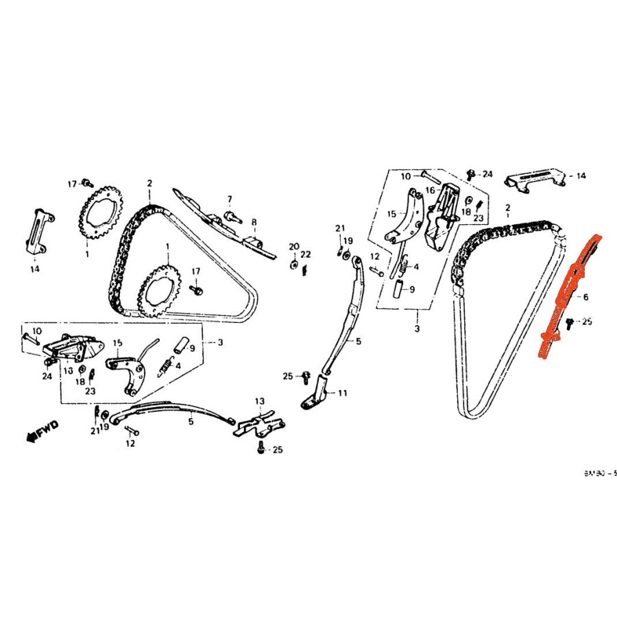 Service Moto Pieces|Transmission - Couronne - JTR - 245/2 - 520/44 dents|Chaine 520|36,80 €