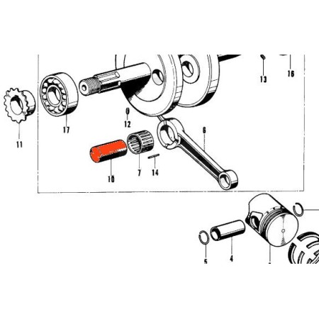 Moteur - Maneton de Bielle - PF50