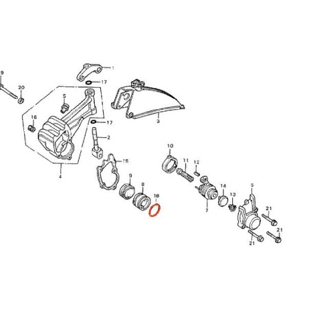 Frein - Etrier - joint - 36.0 x2.40