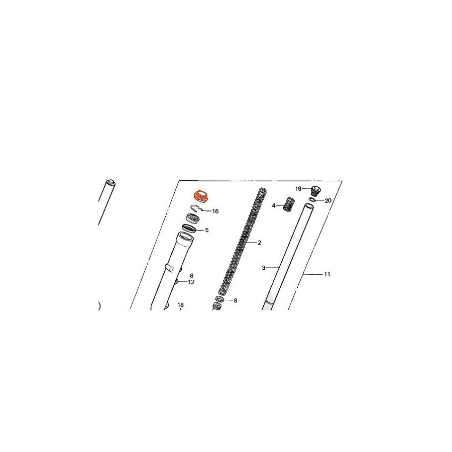 Fourche - Cache Poussiere - (x1) - ø31x43 mm